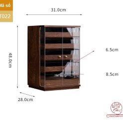 Tủ kệ trà trưng bày ấm chén dụng cụ trà trang trí không gian trà đạo. Tủ kệ trà dùng trang trí trong phòng khách. Tủ kệ trưng bày ấm chén dụng cụ trà đa năng T022