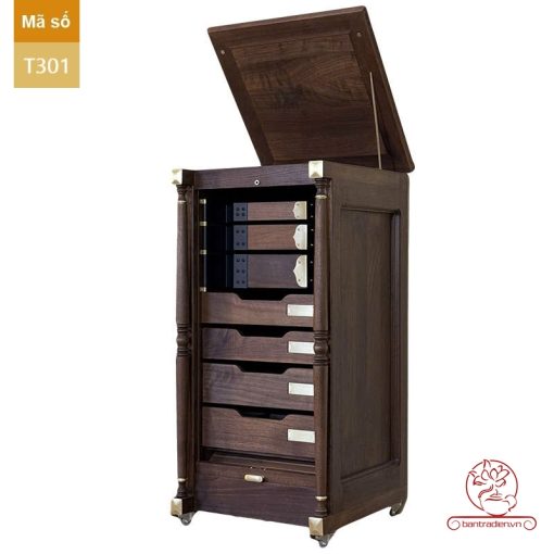 Tủ kệ trà kích thước lơn trưng bày ấm chén dụng cụ trà trang trí không gian trà đạo. Tủ kệ trà dùng trang trí trong phòng khách. Tủ kệ trưng bày ấm chén dụng cụ trà đa năng nhiều ngăn T301