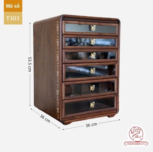 Tủ kệ trà kích thước lơn trưng bày ấm chén dụng cụ trà trang trí không gian trà đạo. Tủ kệ trà dùng trang trí trong phòng khách. Tủ kệ trưng bày ấm chén dụng cụ trà đa năng nhiều ngăn T303