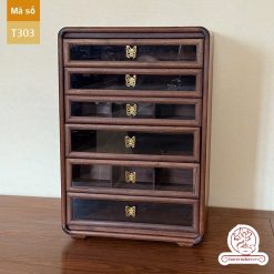 Tủ kệ trà kích thước lơn trưng bày ấm chén dụng cụ trà trang trí không gian trà đạo. Tủ kệ trà dùng trang trí trong phòng khách. Tủ kệ trưng bày ấm chén dụng cụ trà đa năng nhiều ngăn T303