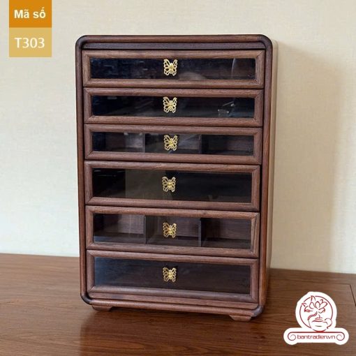 Tủ kệ trà kích thước lơn trưng bày ấm chén dụng cụ trà trang trí không gian trà đạo. Tủ kệ trà dùng trang trí trong phòng khách. Tủ kệ trưng bày ấm chén dụng cụ trà đa năng nhiều ngăn T303