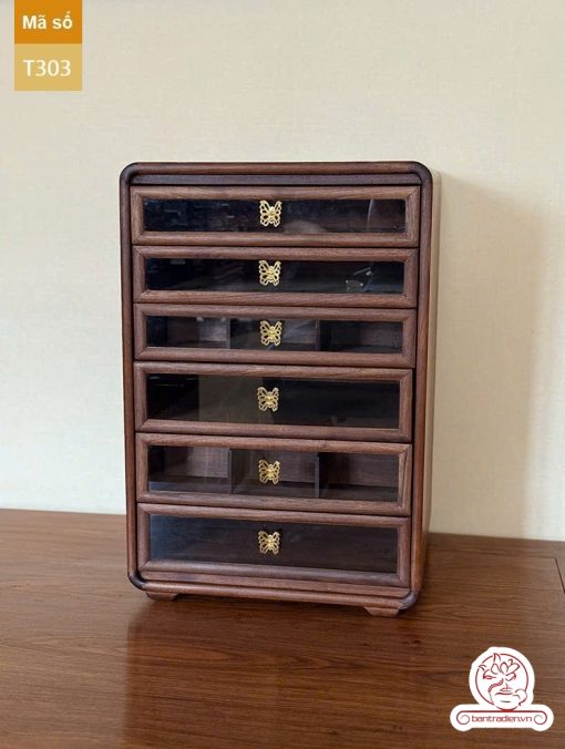 Tủ kệ trà kích thước lơn trưng bày ấm chén dụng cụ trà trang trí không gian trà đạo. Tủ kệ trà dùng trang trí trong phòng khách. Tủ kệ trưng bày ấm chén dụng cụ trà đa năng nhiều ngăn T303
