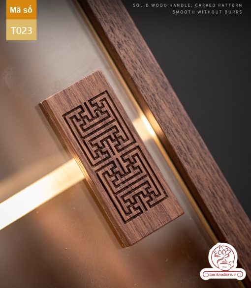 Tủ kệ trà trưng bày ấm chén dụng cụ trà trang trí không gian trà đạo. Tủ kệ trà dùng trang trí trong phòng khách. Tủ kệ trưng bày ấm chén dụng cụ trà đa năng T023