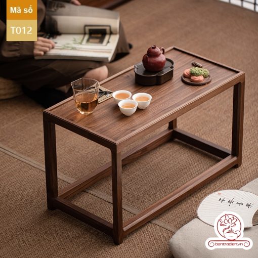 Tủ kệ trà kết hợp bàn pha trà, trưng bày ấm chén dụng cụ trà trang trí không gian trà đạo. Tủ kệ trà dùng trang trí trong phòng khách. Tủ kệ trưng bày ấm chén dụng cụ trà đa năng T012
