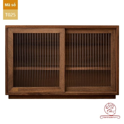 Tủ kệ trà trưng bày ấm chén dụng cụ trà trang trí không gian trà đạo. Tủ kệ trà dùng trang trí trong phòng khách. Tủ kệ trưng bày ấm chén dụng cụ trà đa năng T023