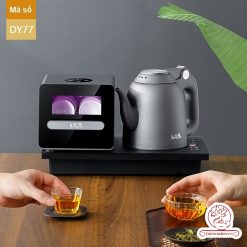 Bộ bếp đun nước pha trà tự động kèm lòng xấy UV nhiệt DY77, bếp đun có chức năng xấy chén