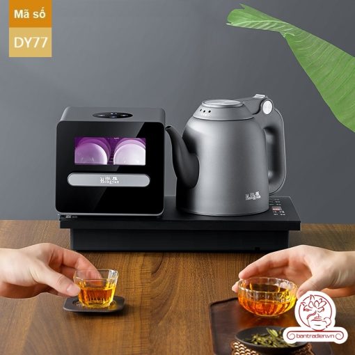 Bộ bếp đun nước pha trà tự động kèm lòng xấy UV nhiệt DY77, bếp đun có chức năng xấy chén