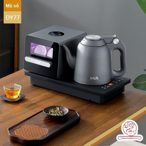 Bộ bếp đun nước pha trà tự động kèm lòng xấy UV nhiệt DY77, bếp đun có chức năng xấy chén