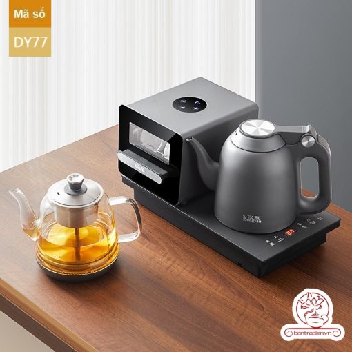 Bộ bếp đun nước pha trà tự động kèm lòng xấy UV nhiệt DY77, bếp đun có chức năng xấy chén