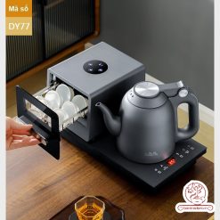 Bộ bếp đun nước pha trà tự động kèm lòng xấy UV nhiệt DY77, bếp đun có chức năng xấy chén