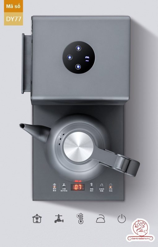Bộ bếp đun nước pha trà tự động kèm lòng xấy UV nhiệt DY77, bếp đun có chức năng xấy chén