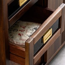 Xe trà di dộng tủ kệ trà kết hợp bàn pha trà đa năng cao cấp BX036