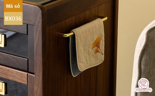 Xe trà di dộng tủ kệ trà kết hợp bàn pha trà đa năng cao cấp BX036