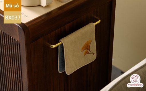 Xe trà di dộng tủ kệ trà kết hợp bàn pha trà đa năng cao cấp BX037