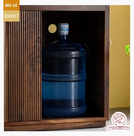 Xe trà di dộng tủ kệ trà kết hợp bàn pha trà đa năng cao cấp BX037