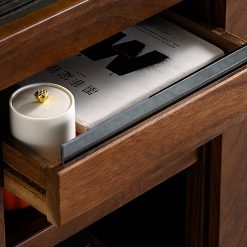 Xe trà di dộng tủ kệ trà kết hợp bàn pha trà đa năng cao cấp BX037
