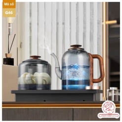 Bộ bếp đun nước pha trà tự động thủy tinh cao cấp Seko G46, ảo hành 12 tháng toàn quốc
