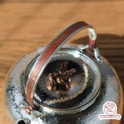 ấm bạc đun nước pha trà nguyên chất 9999 cao cấp chế tác thủ công toàn phần, ấm đun nước bạc nguyên chất