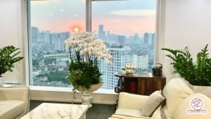 Thực tế phòng khách công ty xe trà di động BX018