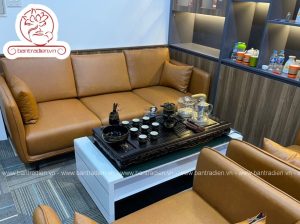 ảnh thực tế bộ bàn trà điện thông minh đa năng cao cấp L56