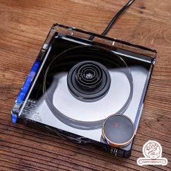 bếp đun nước tự động bằng bạc nguyên chất chế tác thủ công ABD701
