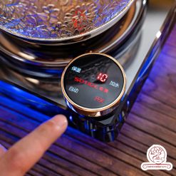 bếp đun nước tự động bằng bạc nguyên chất chế tác thủ công ABD701