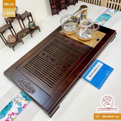 bàn trà điện thông minh đa năng cao cấp gỗ cẩm L3500