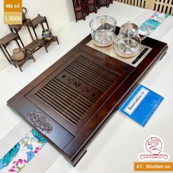 bàn trà điện thông minh đa năng cao cấp gỗ cẩm L3500
