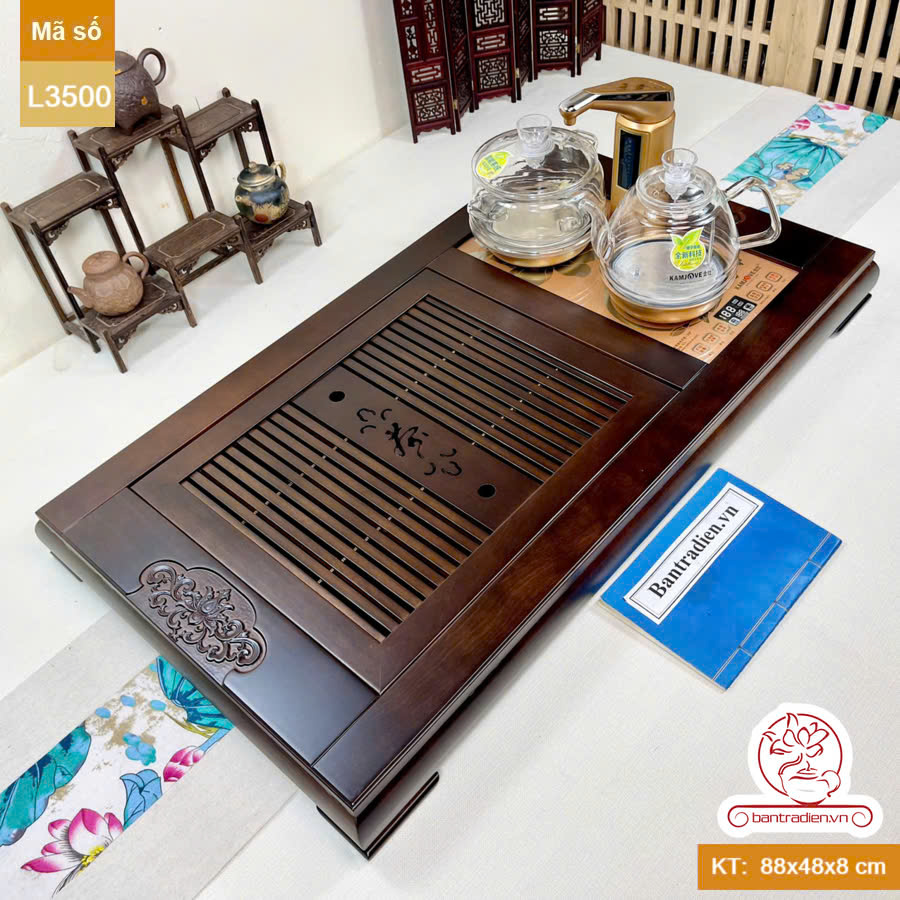 bàn trà điện thông minh đa năng cao cấp gỗ cẩm L3500