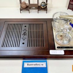 bàn trà điện thông minh đa năng cao cấp gỗ cẩm L3500