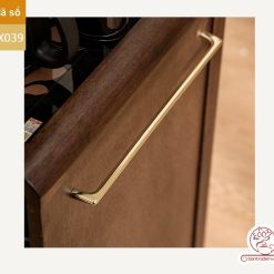 Xe trà di dộng gỗ óc chó tủ kệ trà kết hợp bàn pha trà đa năng cao cấp BX039