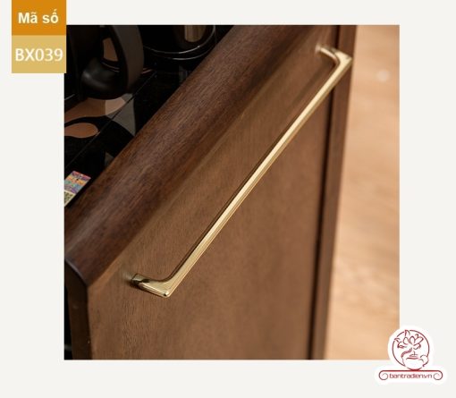 Xe trà di dộng gỗ óc chó tủ kệ trà kết hợp bàn pha trà đa năng cao cấp BX039