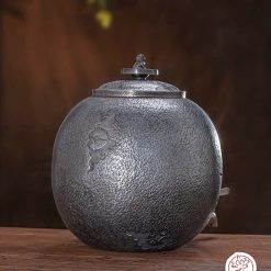 bình nước bạc nguyên chất chế tác thủ công tinh xảo BNB311