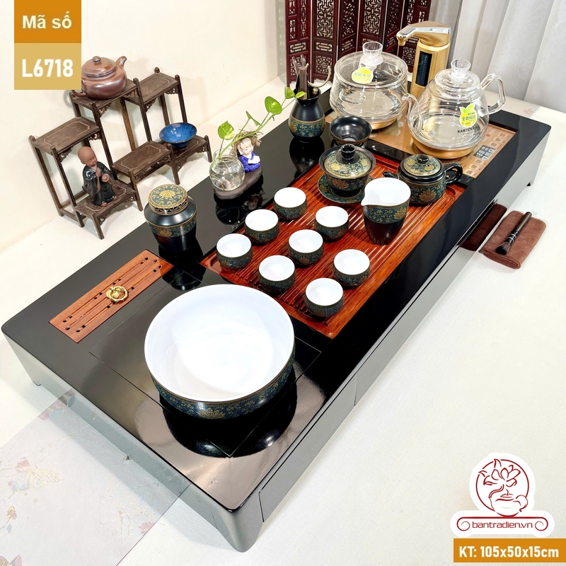 bộ bàn trà điện thông minh cao cấp L6718
