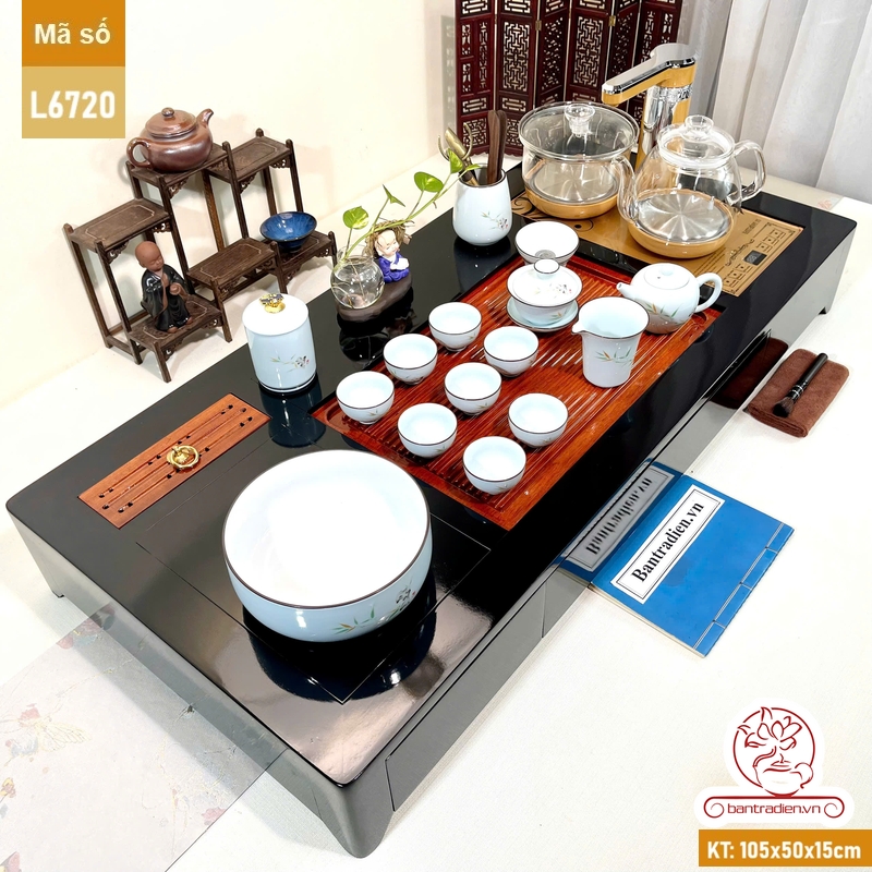 bộ bàn trà điện thông minh cao cấp L6720
