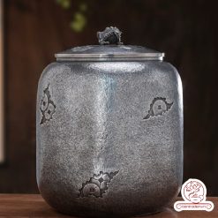 bình nước bạc nguyên chất chế tác thủ công tinh xảo BNB318