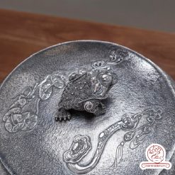 bình nước bạc nguyên chất chế tác thủ công tinh xảo BNB318