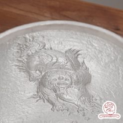 bình nước bạc nguyên chất chế tác thủ công tinh xảo BNB318