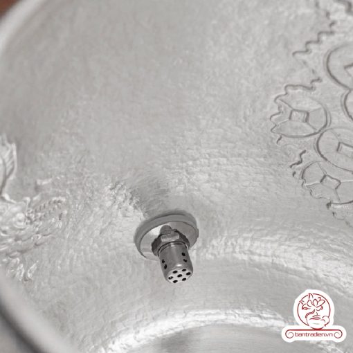 bình nước bạc nguyên chất chế tác thủ công tinh xảo BNB318