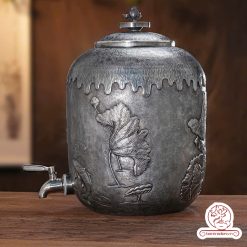bình nước bạc nguyên chất chế tác thủ công tinh xảo BNB315