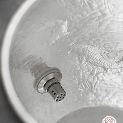 bình nước bạc nguyên chất chế tác thủ công tinh xảo BNB315