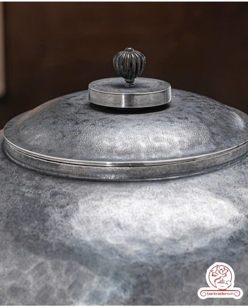 bình nước bạc nguyên chất chế tác thủ công tinh xảo BNB316