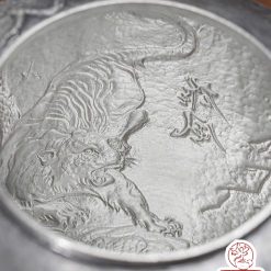 bình nước bạc nguyên chất chế tác thủ công tinh xảo BNB316