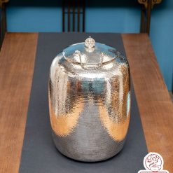 bình nước bạc nguyên chất chế tác thủ công tinh xảo BNB301