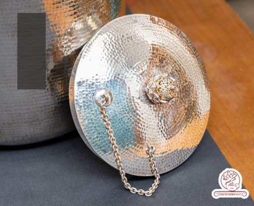 bình nước bạc nguyên chất chế tác thủ công tinh xảo BNB301