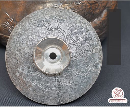 bình nước bạc nguyên chất chế tác thủ công tinh xảo BNB302