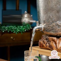 bình nước bạc nguyên chất chế tác thủ công tinh xảo BNB302