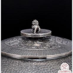bình nước bạc nguyên chất chế tác thủ công tinh xảo BNB307