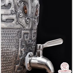 bình nước bạc nguyên chất chế tác thủ công tinh xảo BNB307
