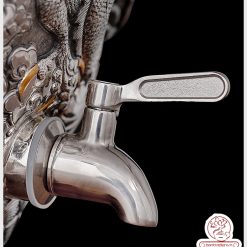 bình nước bạc nguyên chất chế tác thủ công tinh xảo BNB310